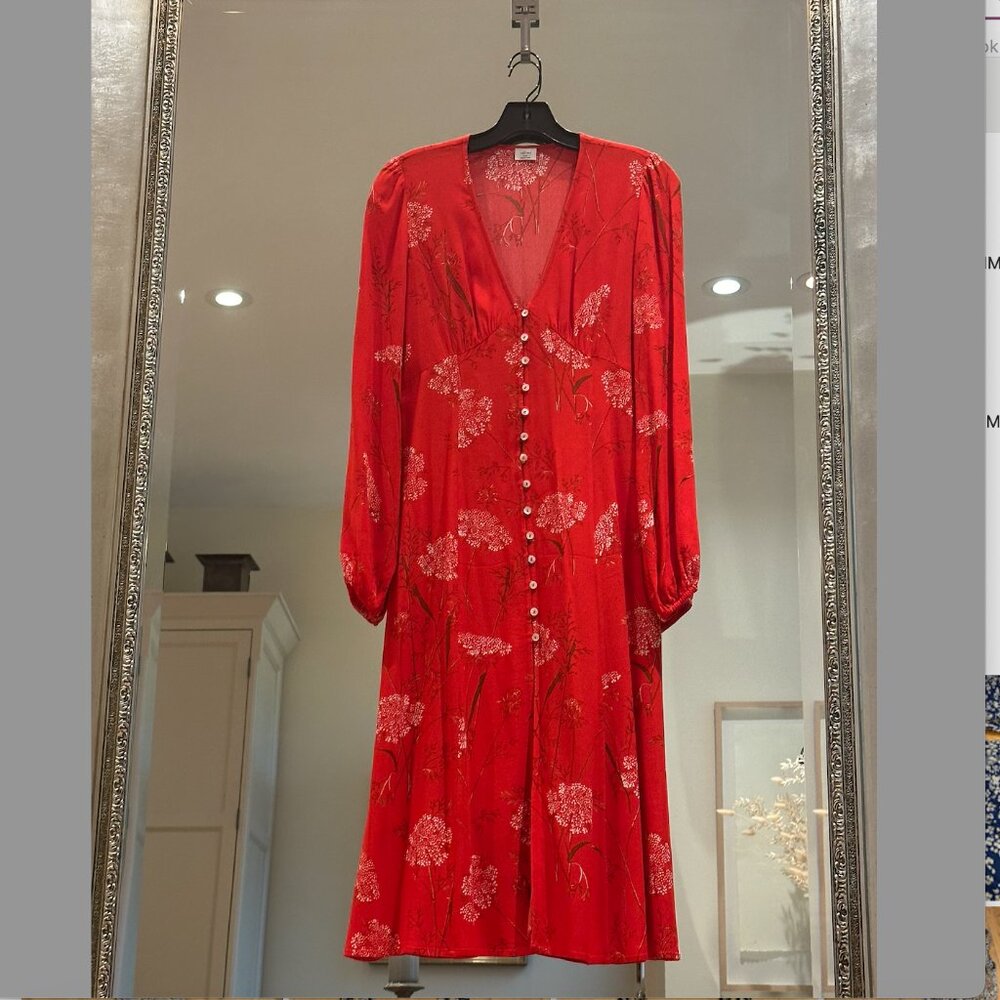 Wilfred Red Floral Dress